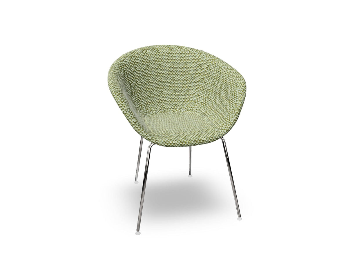 Duna 02 Four Leg Chair Fully Upholstered Chairs Arper 