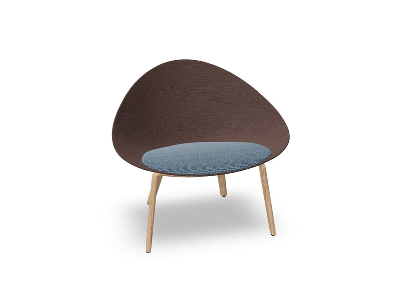 Adell 4 Leg Wood Lounge Chair lounge chair Arper 