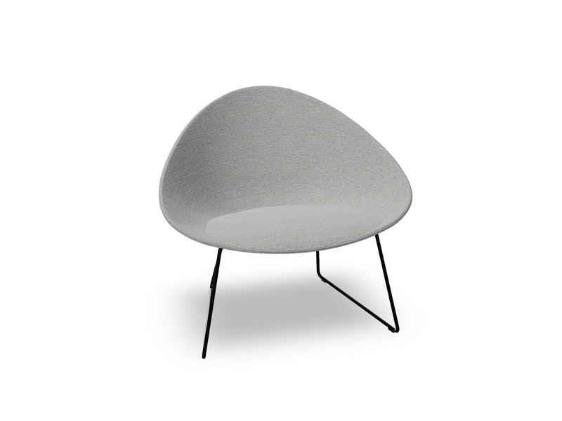 Adell Sled Base Lounge Chair With Fully Upholstered lounge chair Arper 