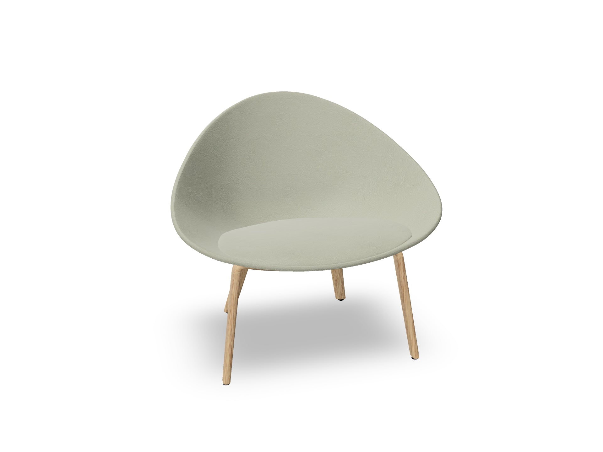 Adell 4 Leg Wood Lounge Chair With Fully Upholstered