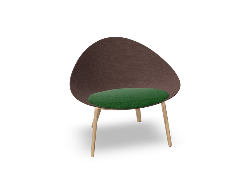 Adell 4 Leg Wood Lounge Chair lounge chair Arper 