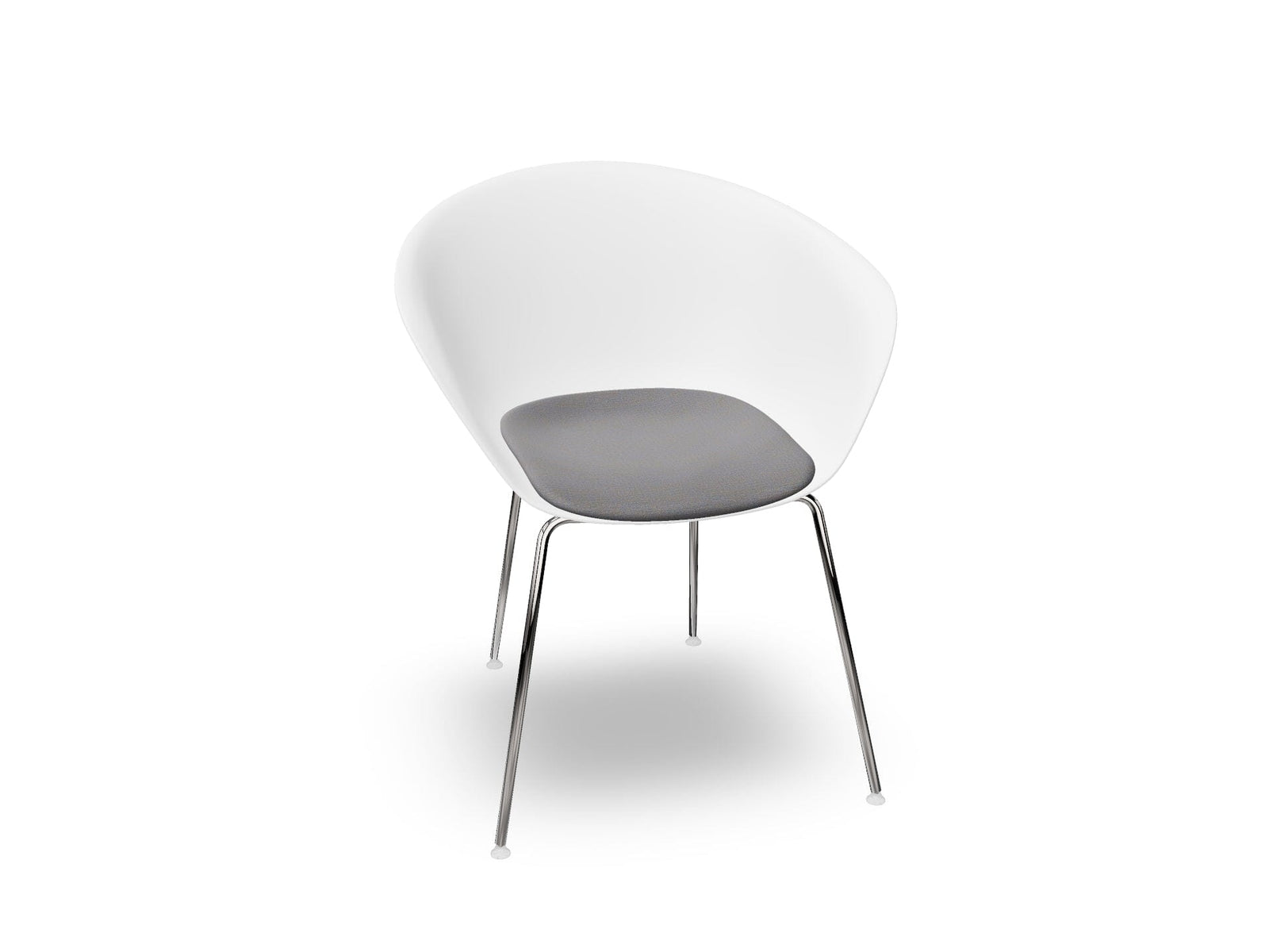 Duna 02 Four Leg Chair With Seat Cushion Chairs Arper 