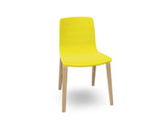 Aava 02-4 Wood Legs Chair With Fully Upholstered Chairs Arper 