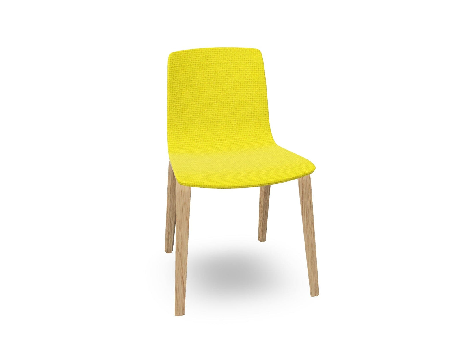 Aava 02-4 Wood Legs Chair With Fully Upholstered Chairs Arper 