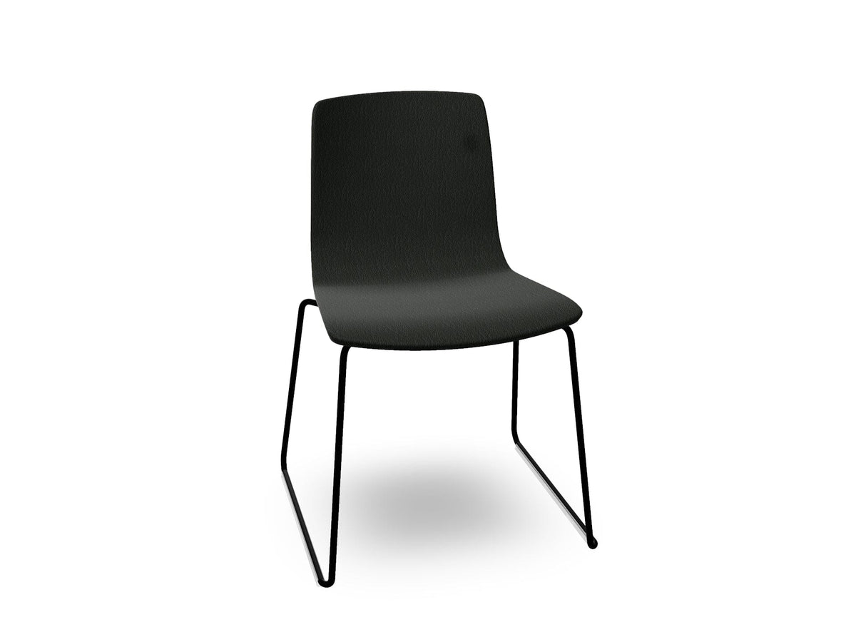 Aava 02 Sled Base Chair With Fully Upholstered Chairs Arper 