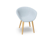 Duna 02 Wood Leg Chair With Full Upholstery Chairs Arper 