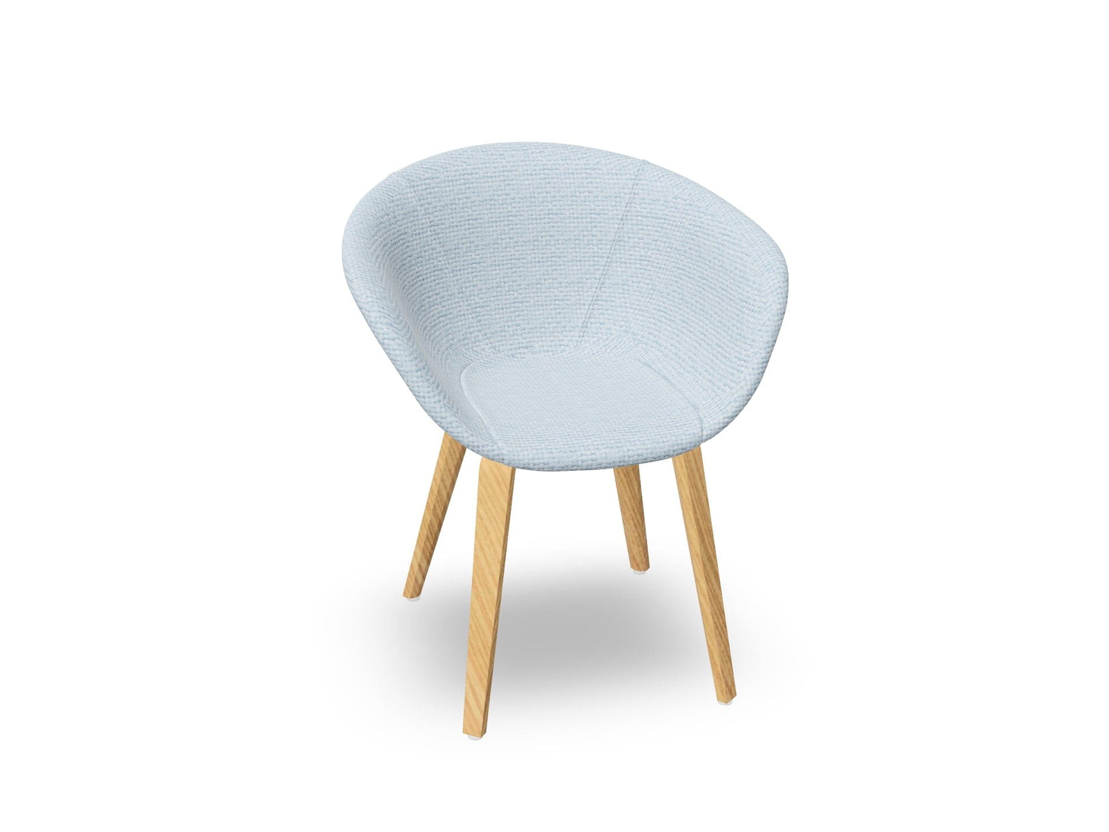 Duna 02 Wood Leg Chair With Full Upholstery Chairs Arper 