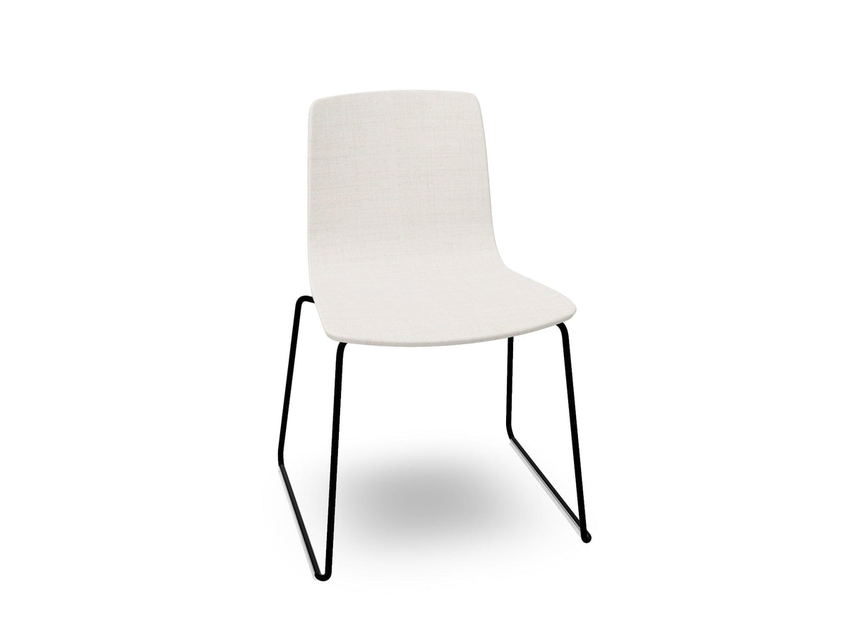 Aava 02 Sled Base Chair With Fully Upholstered Chairs Arper 