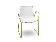 Catifa 46 Polypropylene Bi-Color Sled Base Chair Side/Dining Arper 
