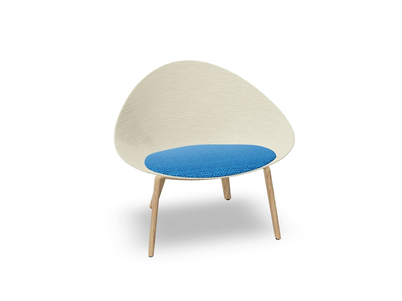 Adell 4 Leg Wood Lounge Chair lounge chair Arper 