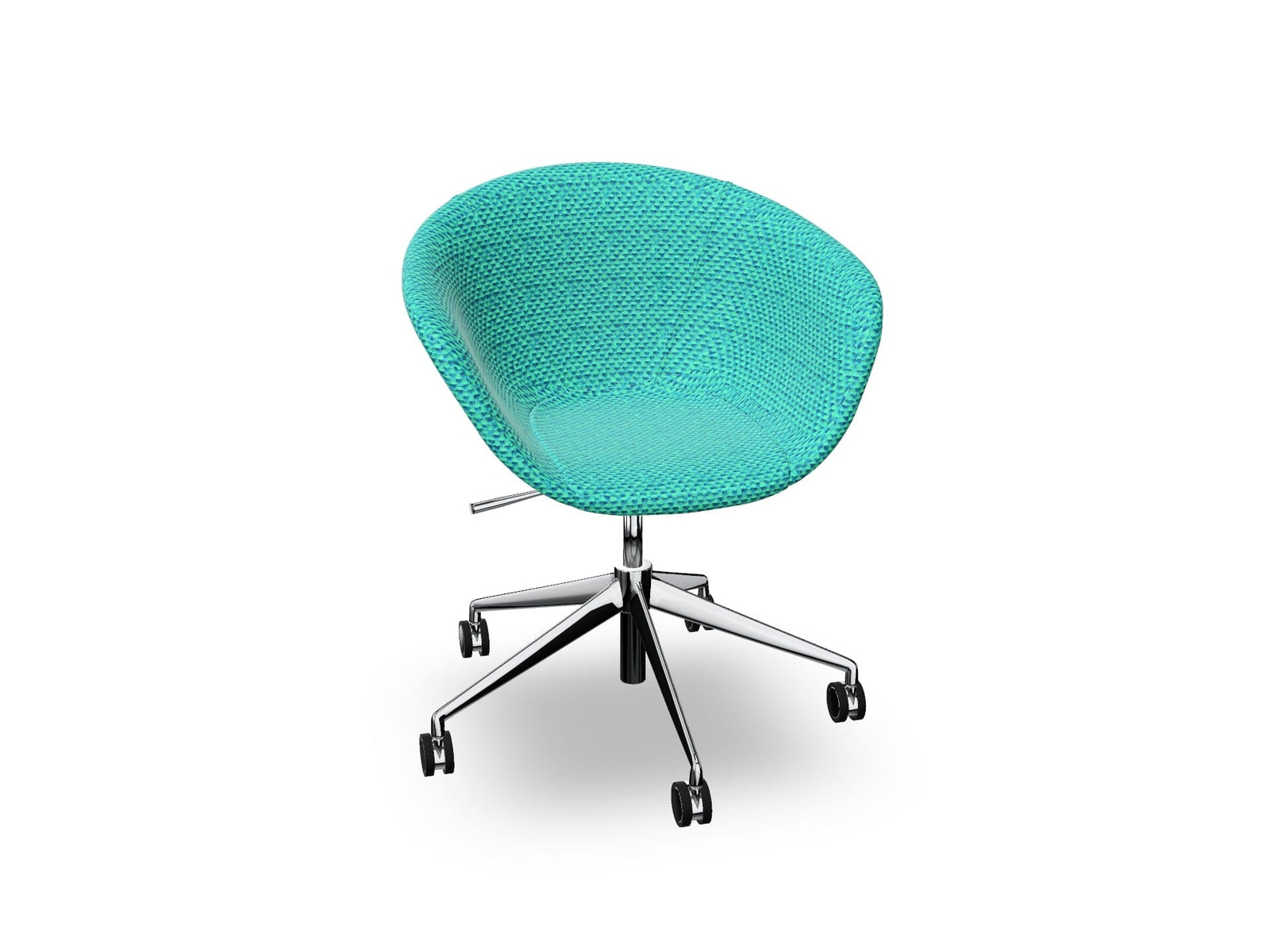 Duna 02 Five Star Base Chair With Front Upholstery Chairs Arper 