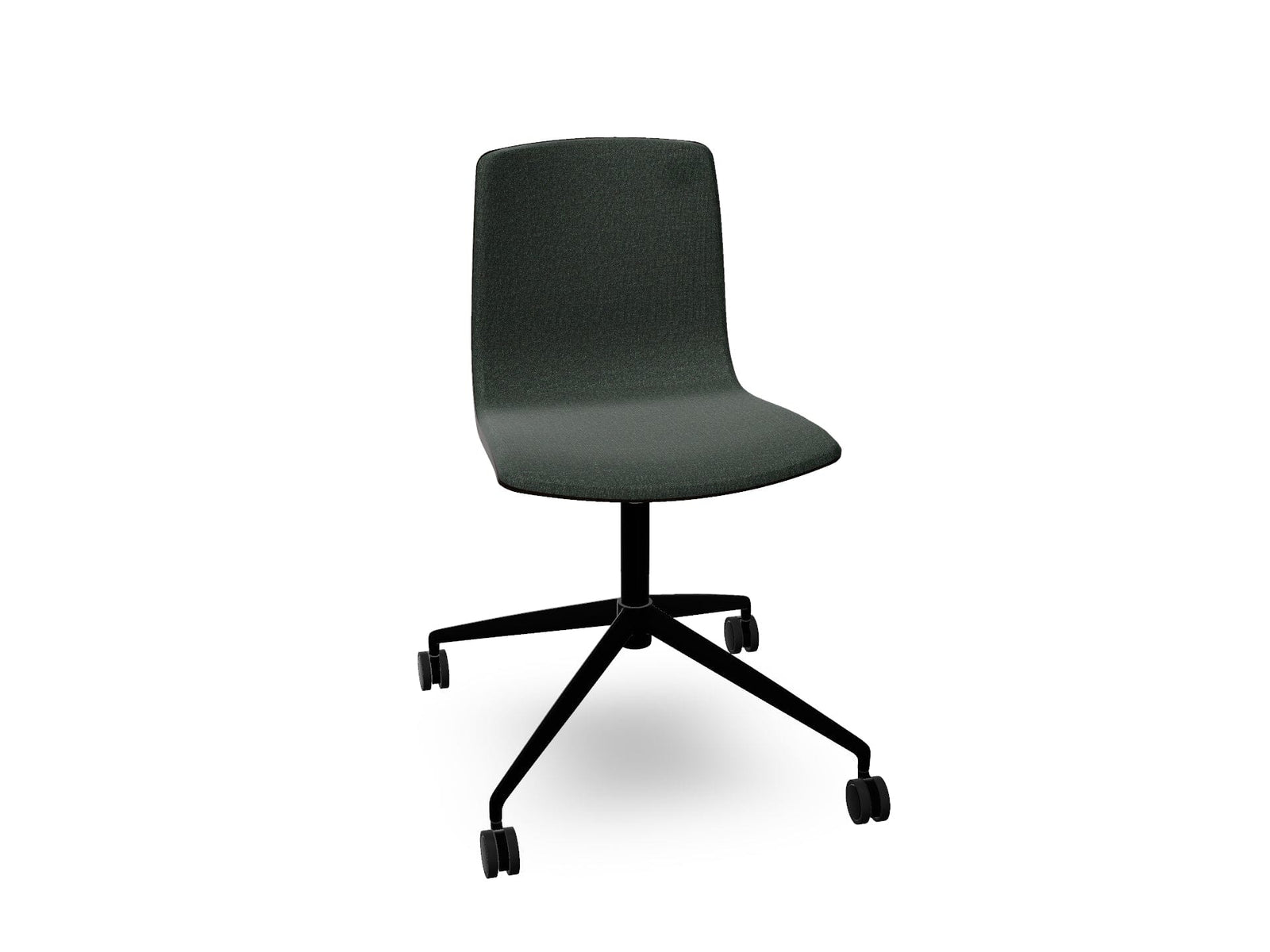 Aava 02 Fixed Trestle Base Wood Chair With Front Upholstery Chairs Arper 
