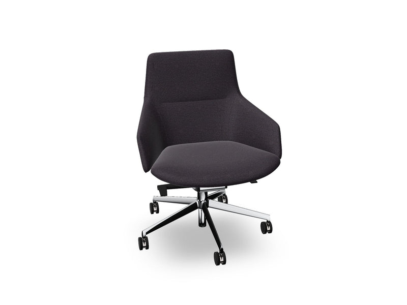 Aston Conference Syncro Five Way Star Base Armchair task chair Arper 