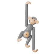 Kay Bojesen Monkey, Mini, Painted Beech (Grey), view 3