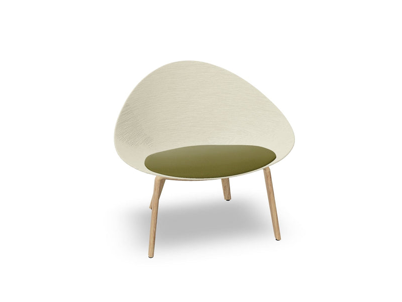 Adell 4 Leg Wood Lounge Chair lounge chair Arper 