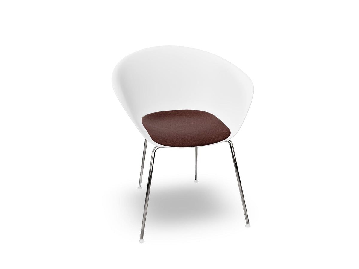 Duna 02 Four Leg Chair With Seat Cushion Chairs Arper 
