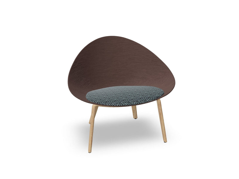 Adell 4 Leg Wood Lounge Chair lounge chair Arper 