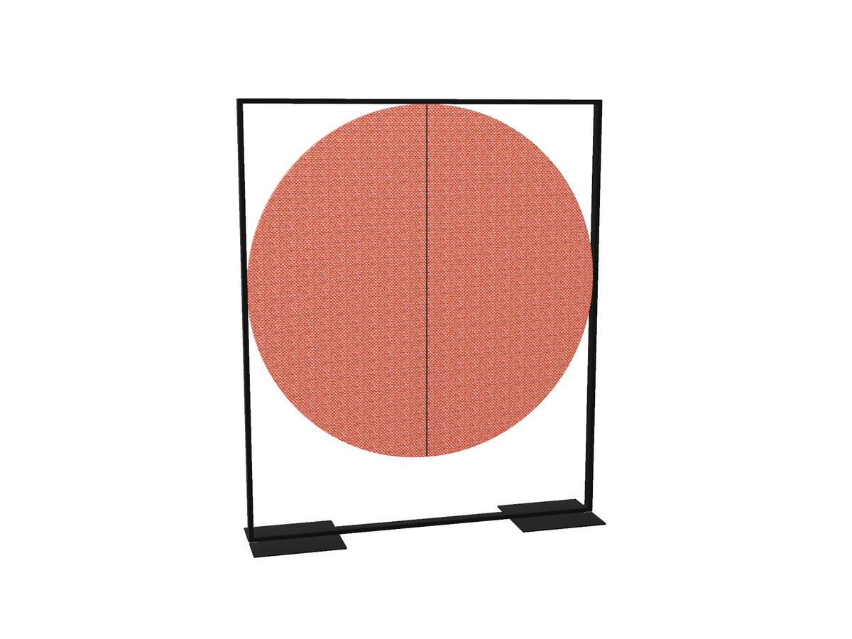 Arper Parentesit Freestanding Module Round Panel