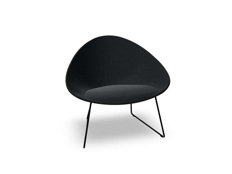 Adell Sled Base Lounge Chair With Fully Upholstered lounge chair Arper 