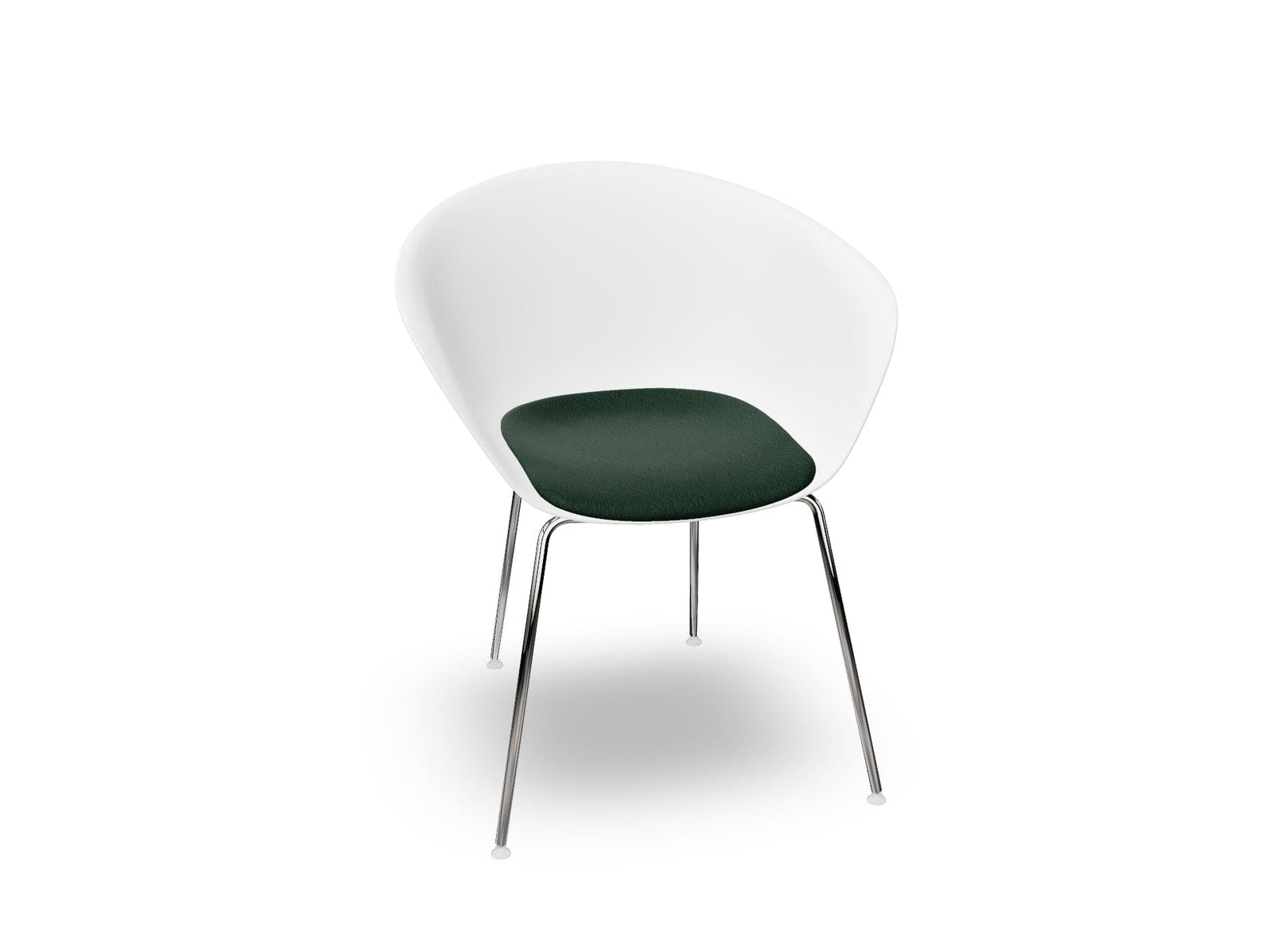 Duna 02 Four Leg Chair With Seat Cushion Chairs Arper 