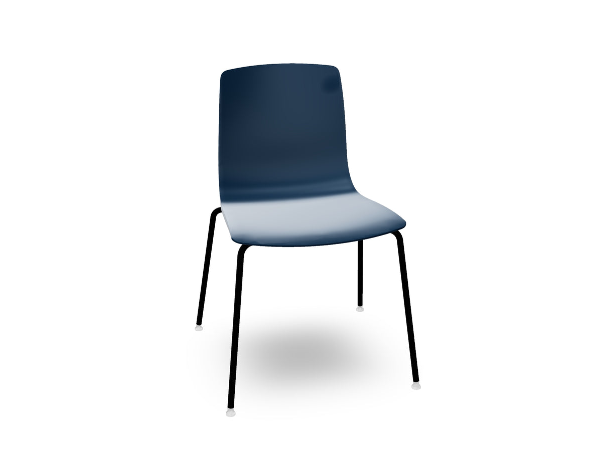 Aava 02 Polypropylene Chair With 4 Leg Base