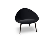 Adell 4 Leg Wood Lounge Chair With Fully Upholstered lounge chair Arper 
