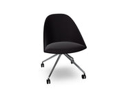 Cila Fully Upholtered Chair With Fixed Trestle Base Chairs Arper 