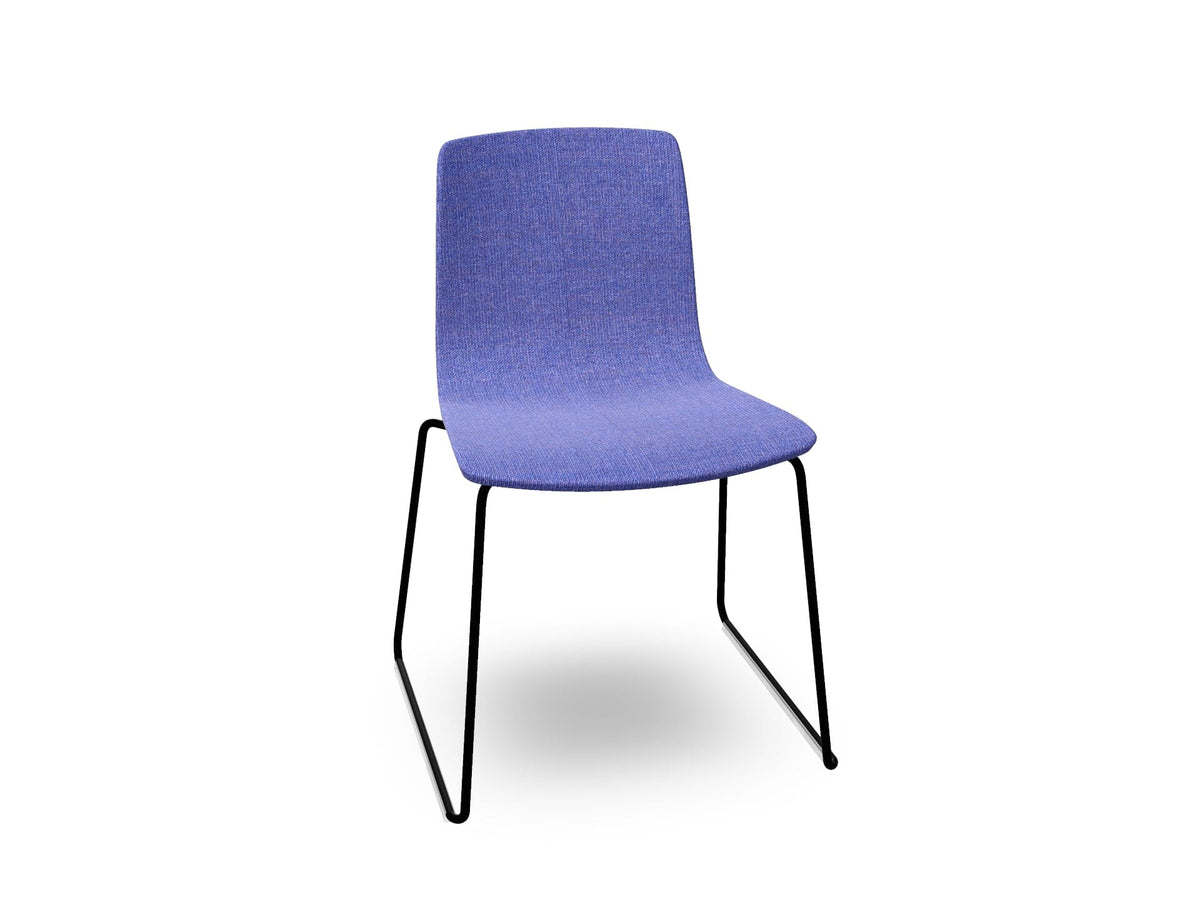 Aava 02 Sled Base Chair With Fully Upholstered Chairs Arper 