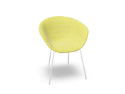 Duna 02 Four Leg Chair Fully Upholstered Chairs Arper 