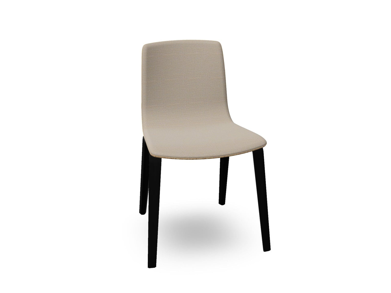 Aava 02 Wooden Chair with Front Upholstery Chairs Arper 