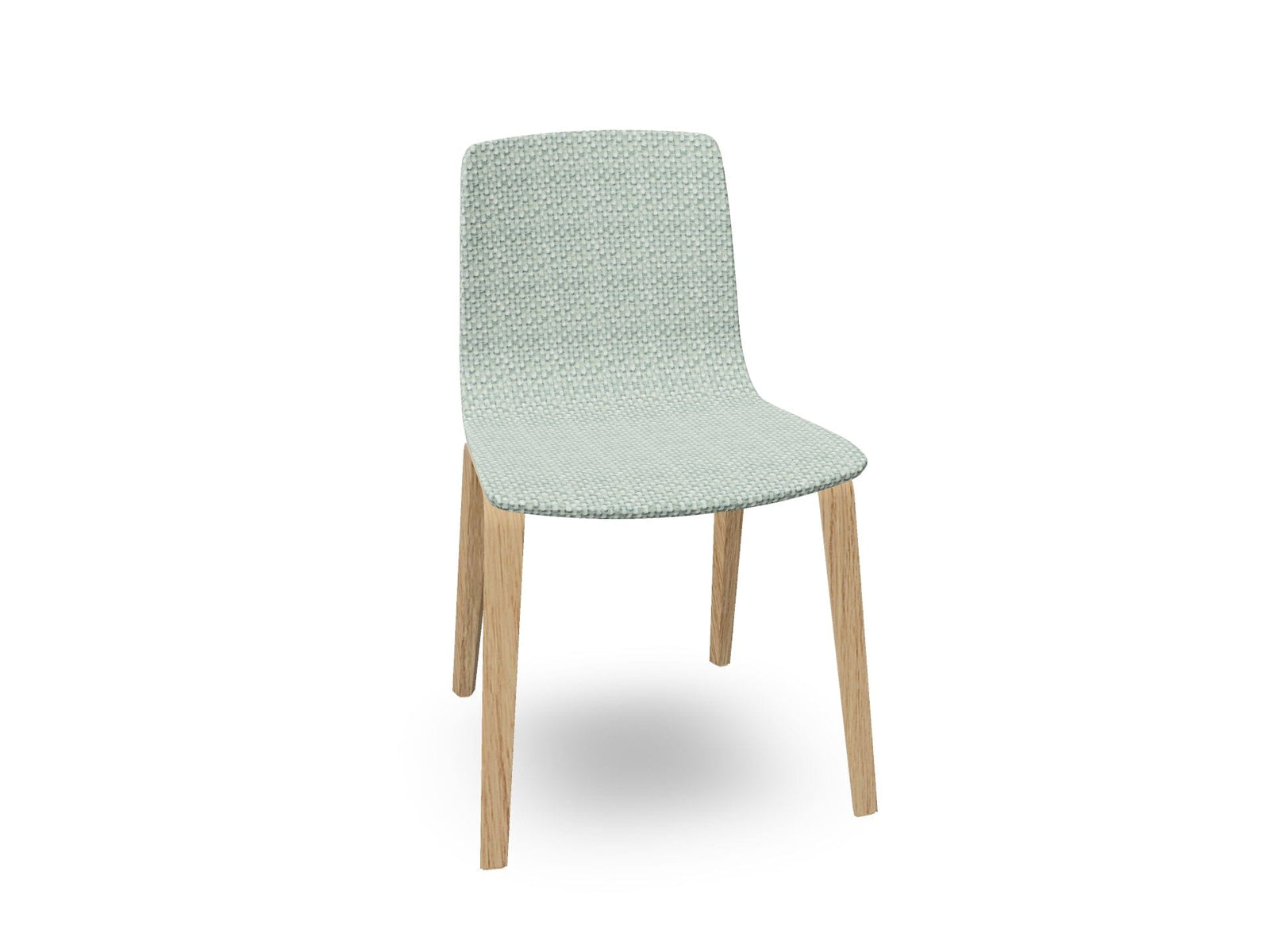 Aava 02-4 Wood Legs Chair With Fully Upholstered Chairs Arper 