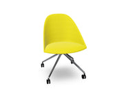 Cila Fully Upholtered Chair With Fixed Trestle Base Chairs Arper 