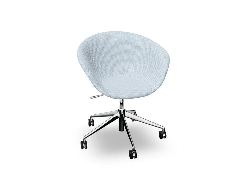Duna 02 Five Star Base Chair With Front Upholstery Chairs Arper 