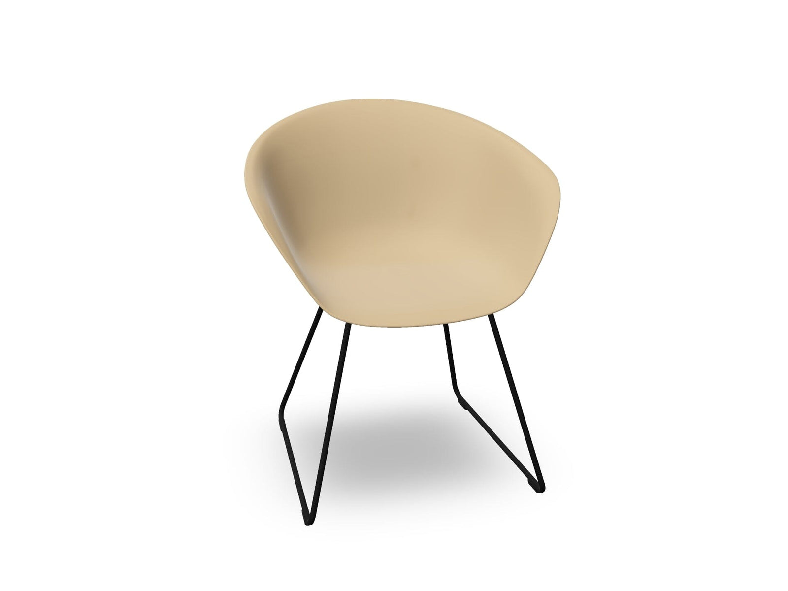 Duna 02 Sled Base Polypropylene Chair Chairs Arper 