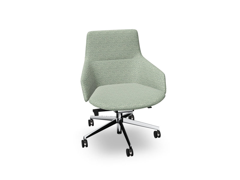 Aston Conference Syncro Five Way Star Base Armchair task chair Arper 