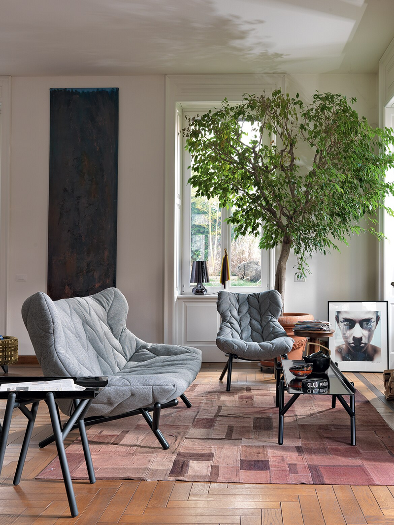 Foliage Lounge Chair Velvet