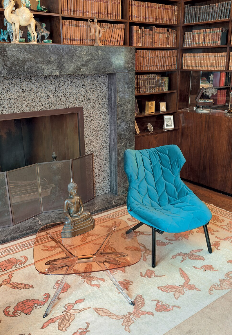Foliage Lounge Chair Velvet