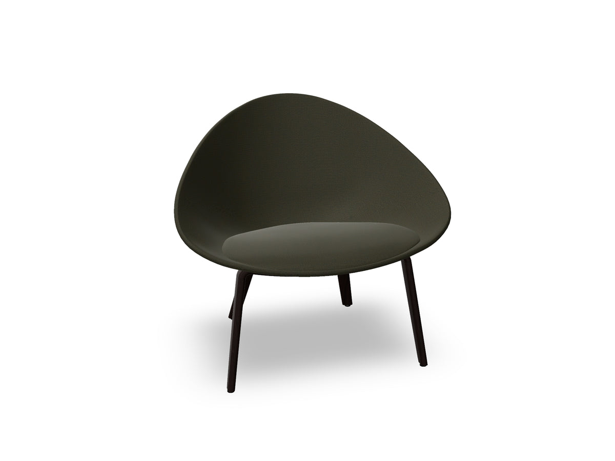 Adell 4 Leg Wood Lounge Chair With Fully Upholstered