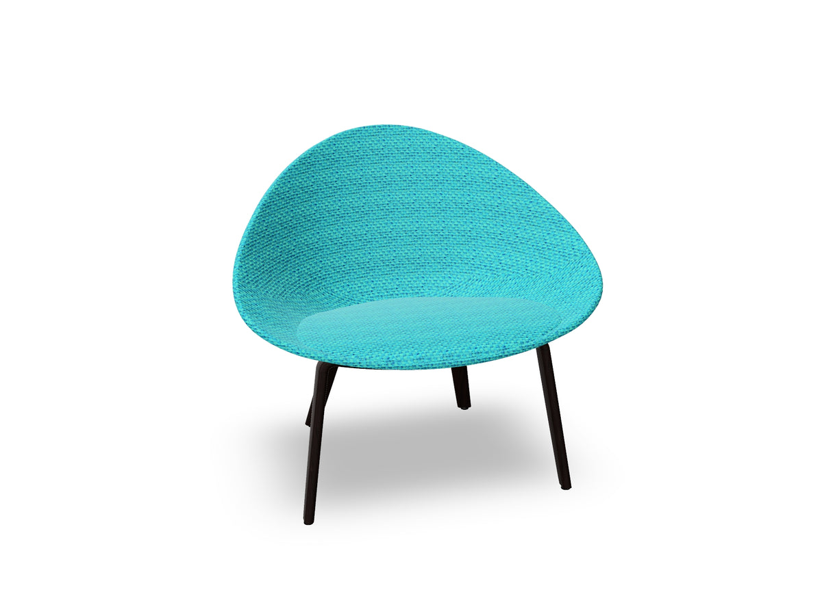 Adell 4 Leg Wood Lounge Chair With Fully Upholstered