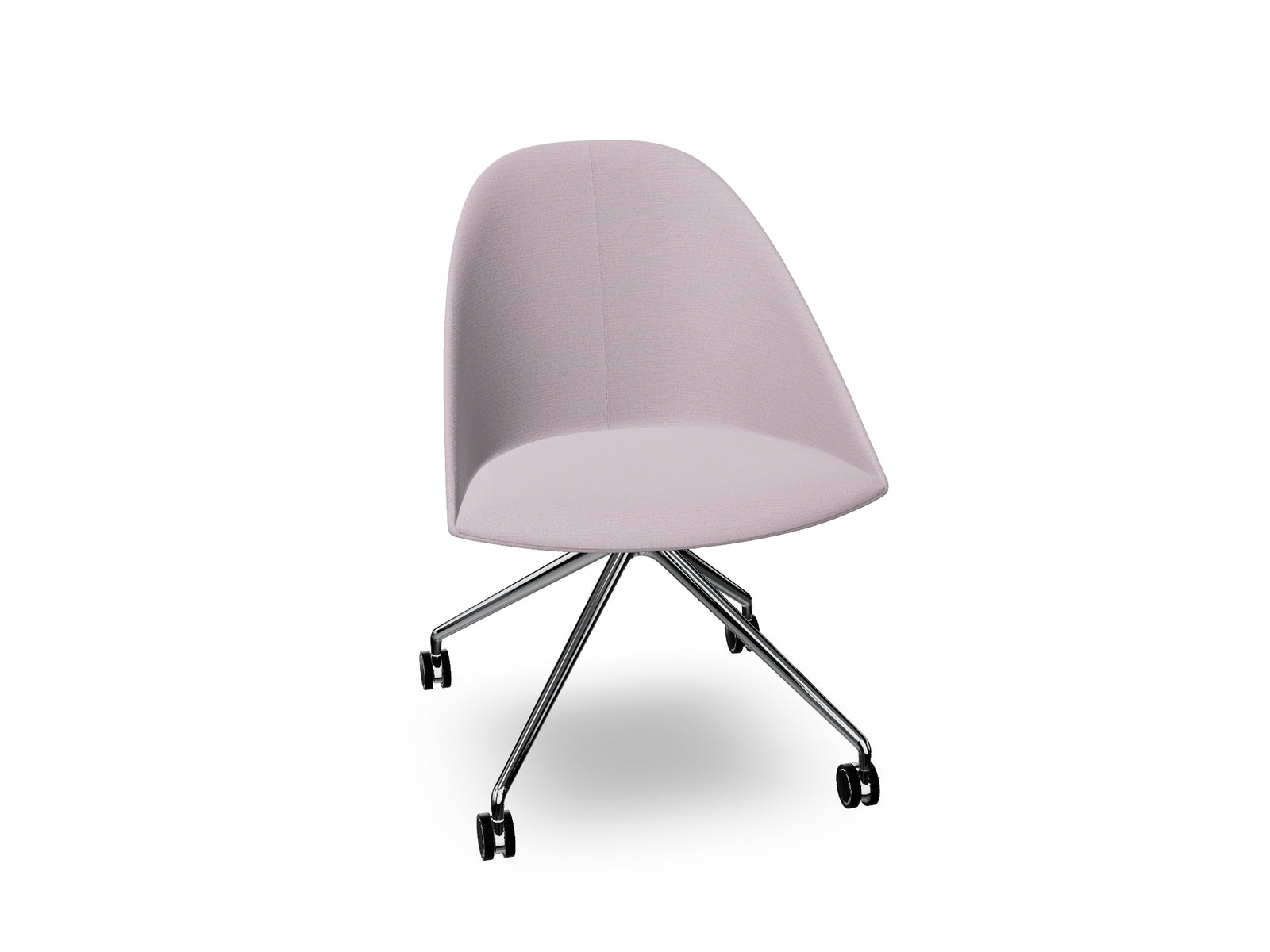 Cila Fully Upholtered Chair With Fixed Trestle Base