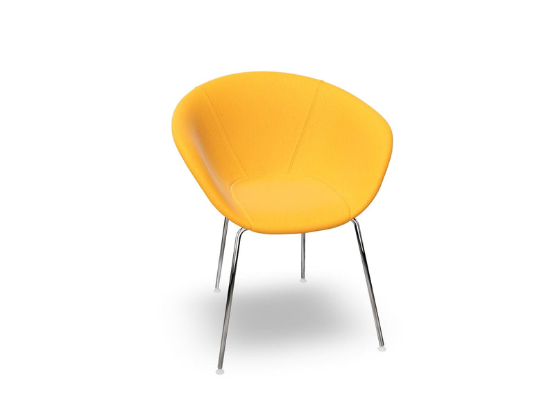 Duna 02 Four Leg Chair Fully Upholstered Chairs Arper 