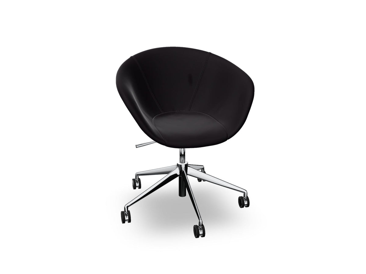 Duna 02 Five Star Base Chair With Front Upholstery Chairs Arper 
