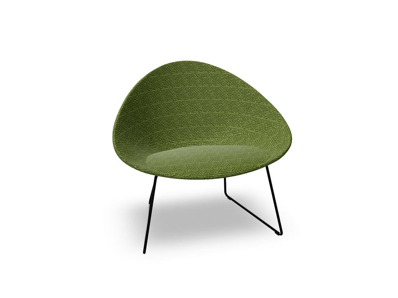 Adell Sled Base Lounge Chair With Fully Upholstered lounge chair Arper 