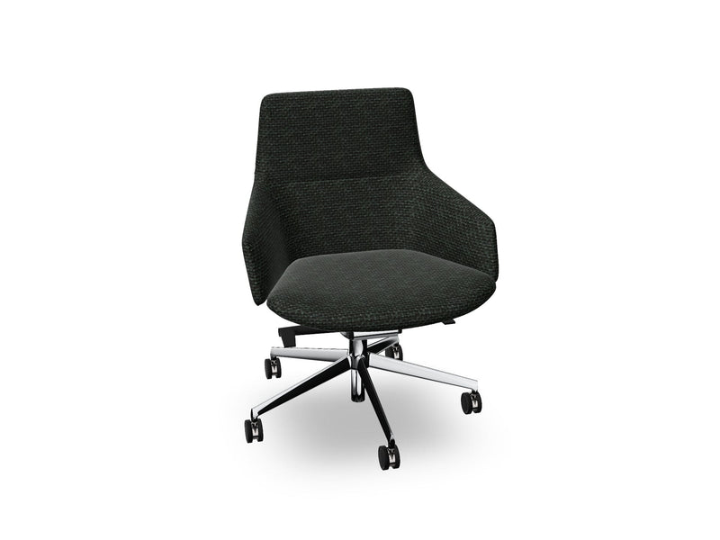 Aston Conference Syncro Five Way Star Base Armchair task chair Arper 