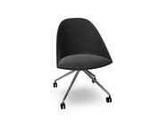 Cila Fully Upholtered Chair With Fixed Trestle Base Chairs Arper 
