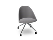 Cila Fully Upholtered Chair With Fixed Trestle Base Chairs Arper 