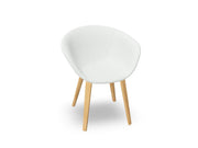 Duna 02 Wood Leg Chair With Full Upholstery Chairs Arper 