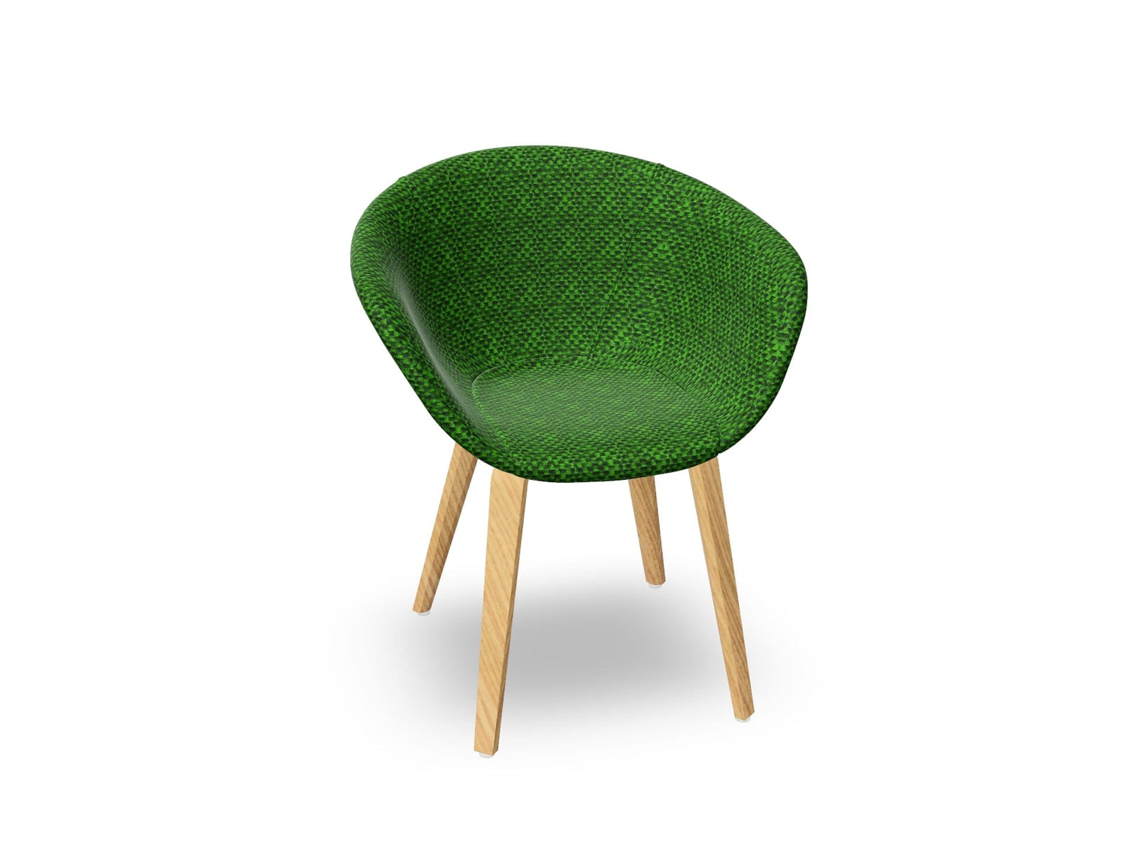 Duna 02 Wood Leg Chair With Full Upholstery Chairs Arper 