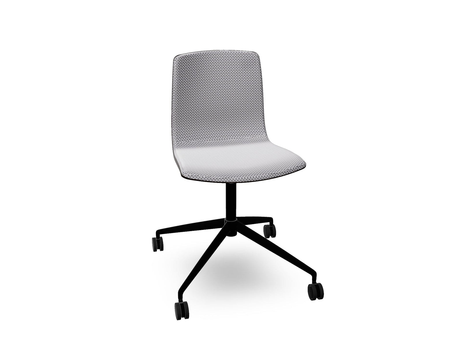 Aava 02 Fixed Trestle Base Wood Chair With Front Upholstery Chairs Arper 