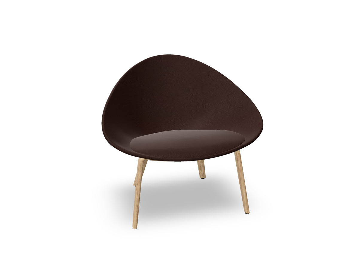 Adell 4 Leg Wood Lounge Chair With Fully Upholstered